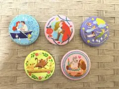 ディズニー刺繍缶バッチ