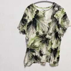 Croft & Barrow ✨パームツリー柄 ✨半袖Tシャツ 【1X】
