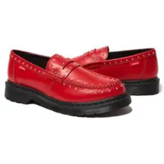 【新品未使用】Supreme Dr. Martens ローファー 赤 26cm Supreme × Dr.Martens Loafer Red 26cm - メルカリ