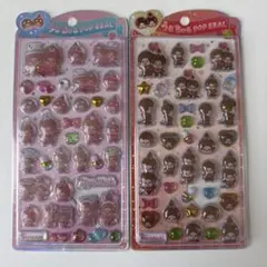 【正規品】 うるちゅる ポップシール モンチッチ 2種セット