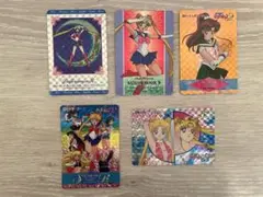 当時品　セーラームーンS セーラームーンR キラカード　5枚セット