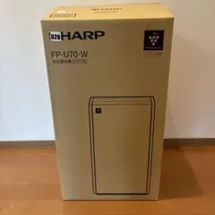 SHARP 空気清浄機 FU-U40BK-W ホワイト系 - メルカリ