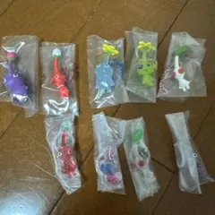ピクミン　めじるしアクセサリー　マスコットキーホルダー　　9点セット