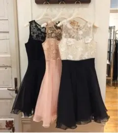 [美品][lily brown]リリーブラウン レース刺繍ワンピース 結婚式