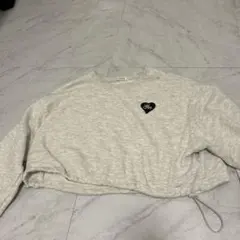 INGNI グレー クロップドトレーナー