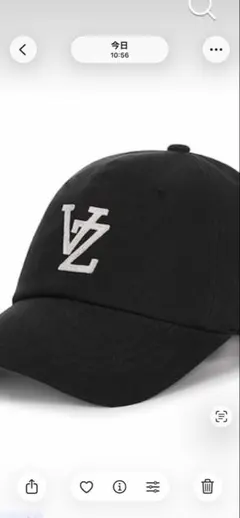 大人気♡VARZAR VZロゴ キャップ　ブラック