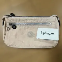 Kipling ポーチ ベージュ　財布のサムネイル