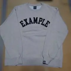 EXAMPLE XLサイズ ベージュ スウェットのサムネイル