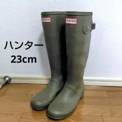 ハンターレインブーツ UK5( 日本サイズ 24～24.5センチ) - メルカリ