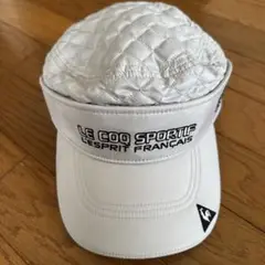 ルコックスパルティフ　スポーツ　ゴルフ用サンバイザー　キルティングキャップ