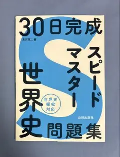 30日完成 スピードマスター世界史問題集