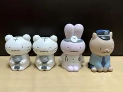 ホワイトタイガーとブラックタイガー　フィギュア　4点