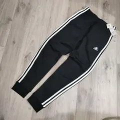 adidas ジャージパンツ ブラック/ホワイト M