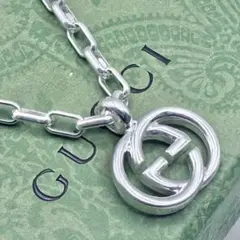 GUCCI グッチ インターロッキングG ネックレス シルバー925 美品