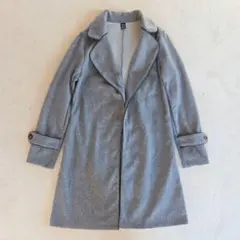 美品✨シーイン SHEIN チェスターコート グレー パイピング 34のサムネイル