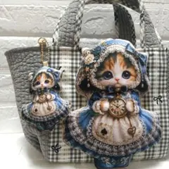 トート＆ポーチ2点セット 綿入りふわふわアリスちゃん コヤンイサム