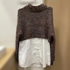 ITEMS URBAN RESEARCH ニットセーター マルチカラー