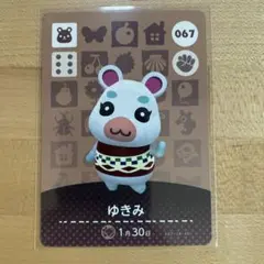 どうぶつの森　あつ森　amiiboカード　ゆきみ