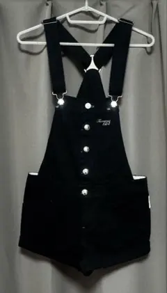 Tommy Girl ブラック サロペット ショートパンツのサムネイル