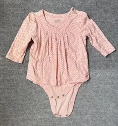 babyGap ピンクドットロンパース 70cm