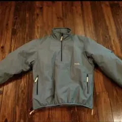 ZARA ハーフジップ アノラック グリーン ナイロンジャケット Mサイズ