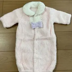 あったかボアベビーロンパース　50-70cm