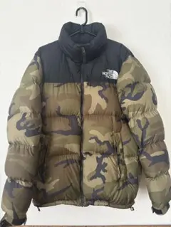 ☆美品☆ノースフェイス ノベルティ　ヌプシダウン カモフラ サイズXL