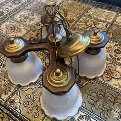 アメリカンカントリー フレンチカントリー アイアン 木製 陶器シェード