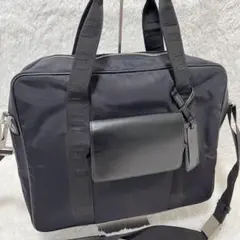 ダンヒル ビジネスバッグ ブリーフケース ナイロン レザー ブラック 2way