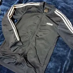 adidas ジップアップジャケット 160cm ネイビー