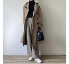 ブラッシュドジャージーパンツ ベージュ