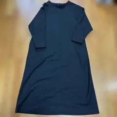 ADIEU TRISTESSE ブラック　ワンピース 長袖 Lサイズ