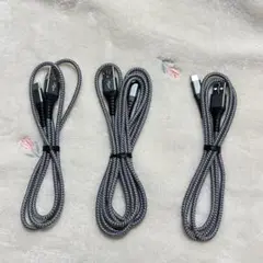 USB Type C ケーブル USB-A & USB-Cケーブル3本 急速