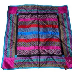 大判ストール ブルー