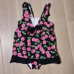 チェリー柄ワンピース水着 女の子用