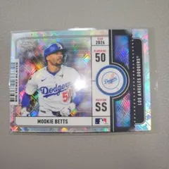 2026 topps chrome logo refractorムーキー・ベッツ
