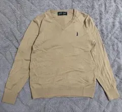 EASTBOY ベージュ Vネック セーター　9サイズ　M