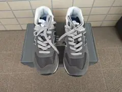 未使用 ニューバランス Ｍ574 グレ- サイズ7 25ｃｍ