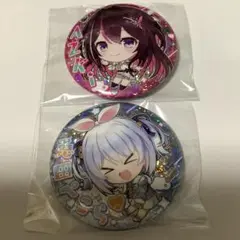 ホロライブ　スナック缶バッジ　2点セット　　AZKi 兎田ぺこら