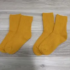 p.premier プルミエ　カラーリブソックス　子供服 キッズ 靴下　イエロー