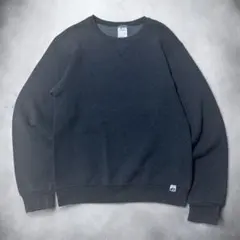 90s RUSSELL ATHLETIC 無地スウェット USA製ネイビーS