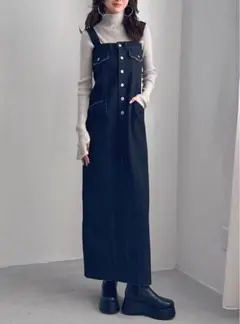 デニムジャンパースカート