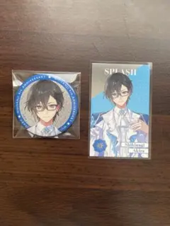 四季凪アキラ　8周年グッズ　缶バッジ　チェキ