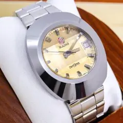 稼働 RADO DIASTAR 腕時計 自動巻き デイト 超硬ベゼル 3669 - メルカリ