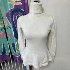 JIL SANDER ジルサンダー フレアスリーブ タートルネック ニット 