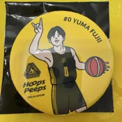 群馬クレインサンダーズ 0 藤井祐眞 選手 hoopspeeps 缶バッチ