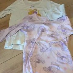 子供用長袖肌着 2枚セット ラプンツェル 110cm
