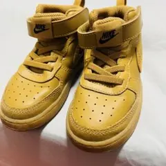 ナイキ スニーカー 15cm Nike イエローハイカットスニーカー US 9C