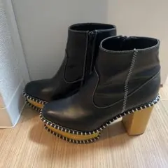 Moussy ウッドソール ヒールブーツ Mサイズのサムネイル