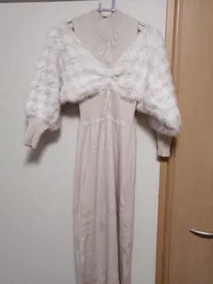 MERCURYDUO 2WAYジャガードカーデドッキングニットワンピース